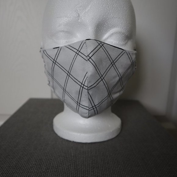 HANDMADE REVERSIBLE ZEBRA PRINT FACE MASK - Picture 4 of 4